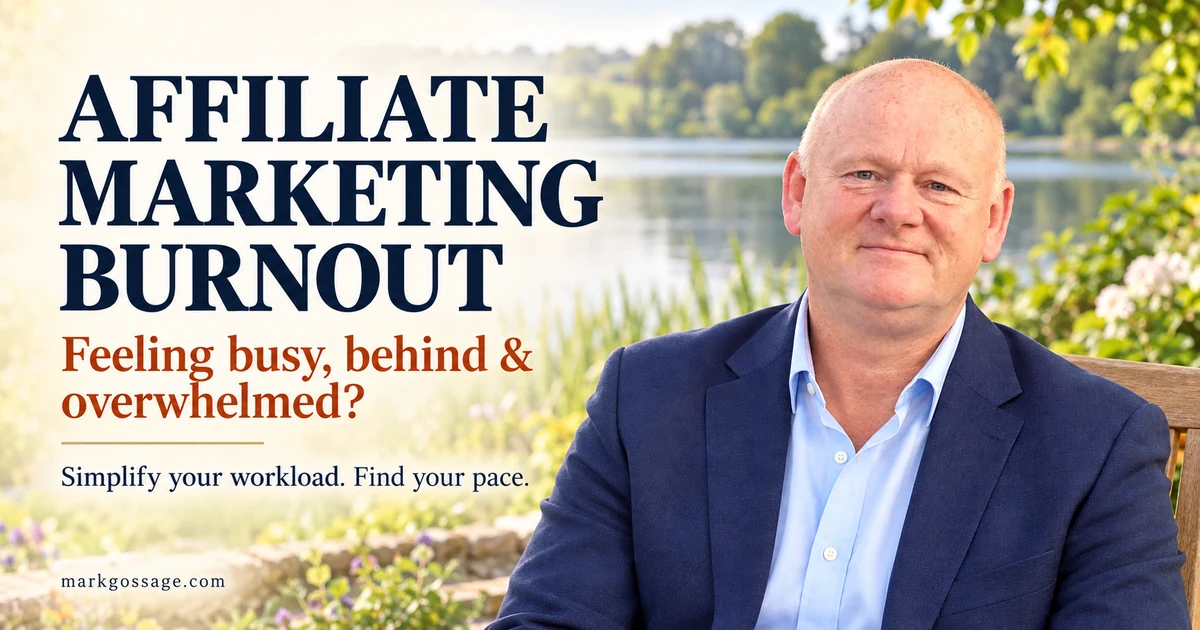 Affiliate Marketing Burnout: How to Stop Feeling Busy, Behind and Overwhelmed