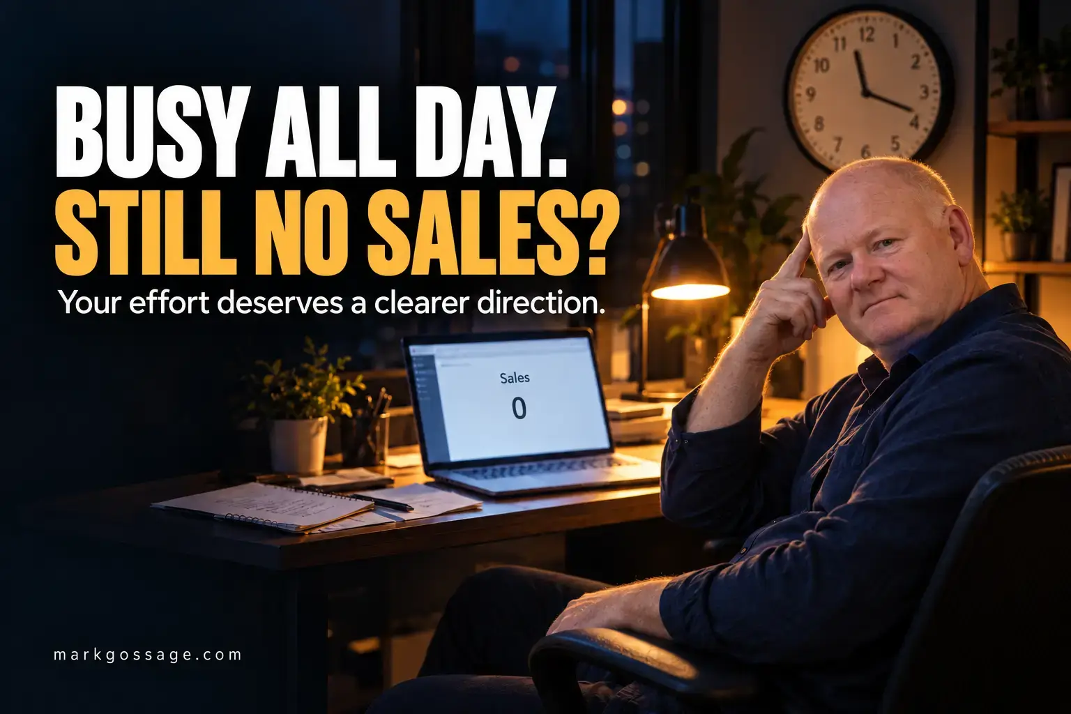 Busy All Day, Still No Sales? The Work Your Online Business Needs